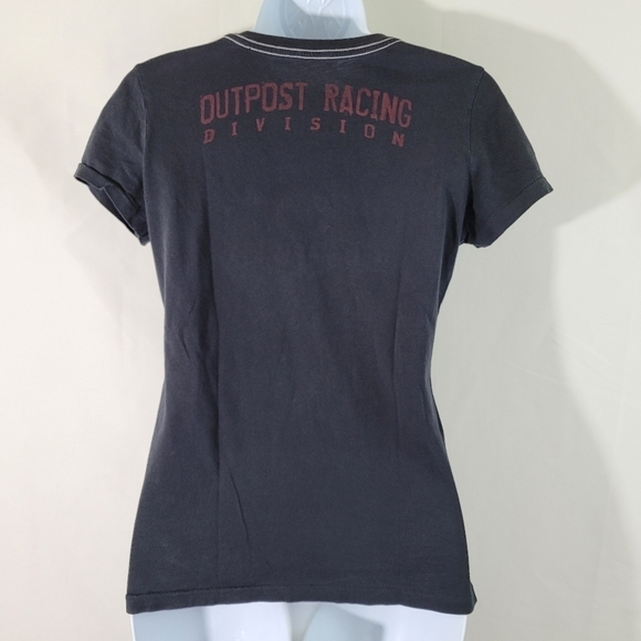 VTG LOONEY TUNES "Road Kings With Road Runner" Black Short Sleeve Tee Size L - Picture 7 of 12